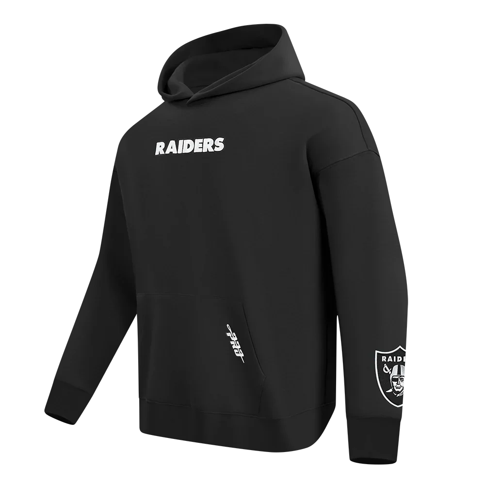 Sudadera con capucha y hombros caídos Pro Standard Las Vegas Raiders Wingspan - Negra