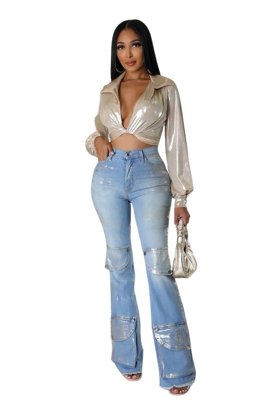 Pantalón vaquero Cargo Foil