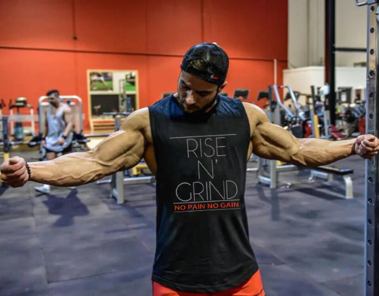 Men's Summer Cotton Sleeveless Gym Tank Top