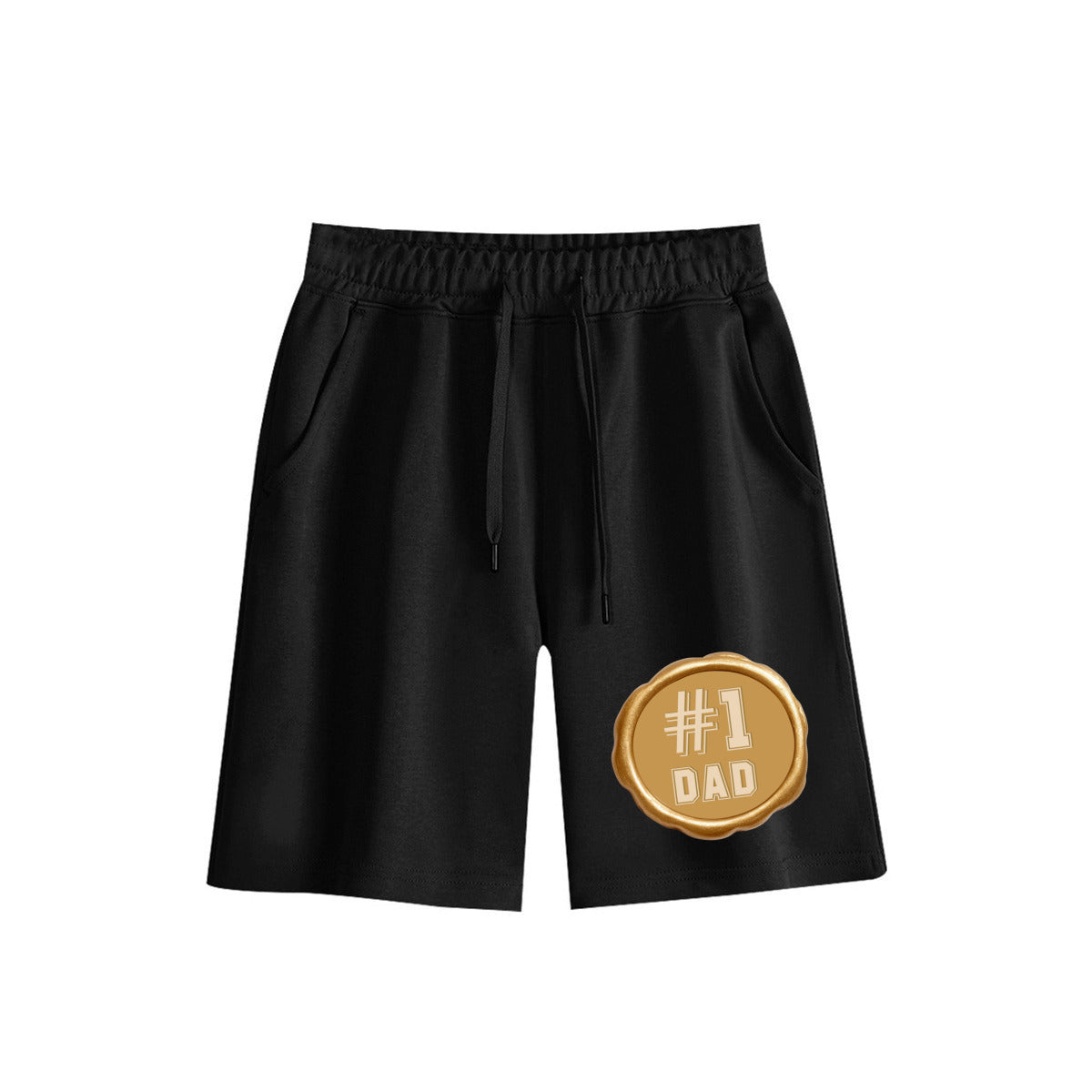 #1 Dad Golden Seal Men's Graphic Shorts