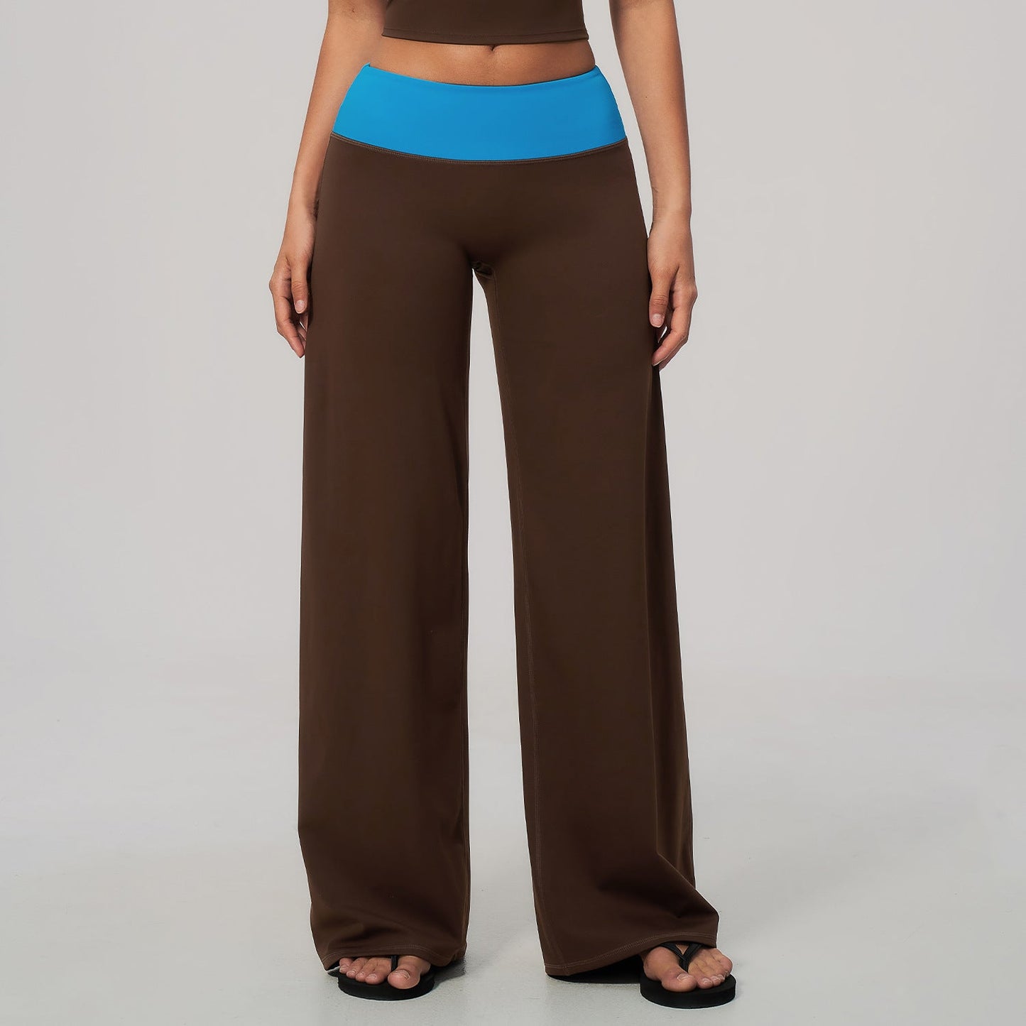 Fashionable Waist Hugging High Waisted And Hip Lifting Micro Flared Yoga Pants