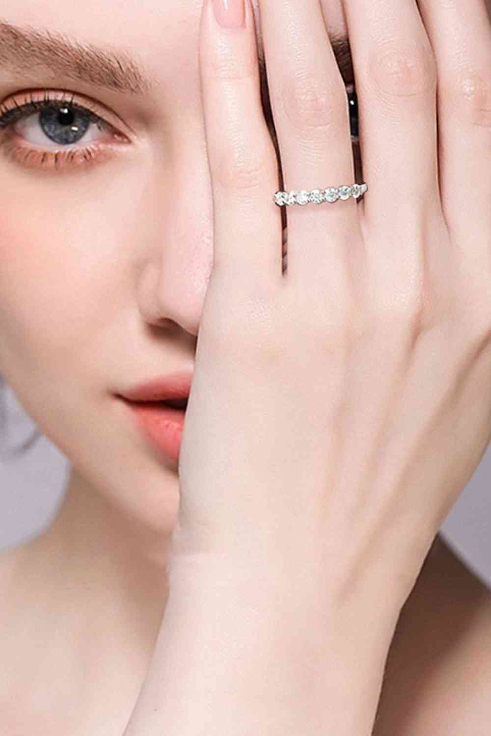 Can't Stop Your Shine Moissanite Ring – Elegant Minimalist Design