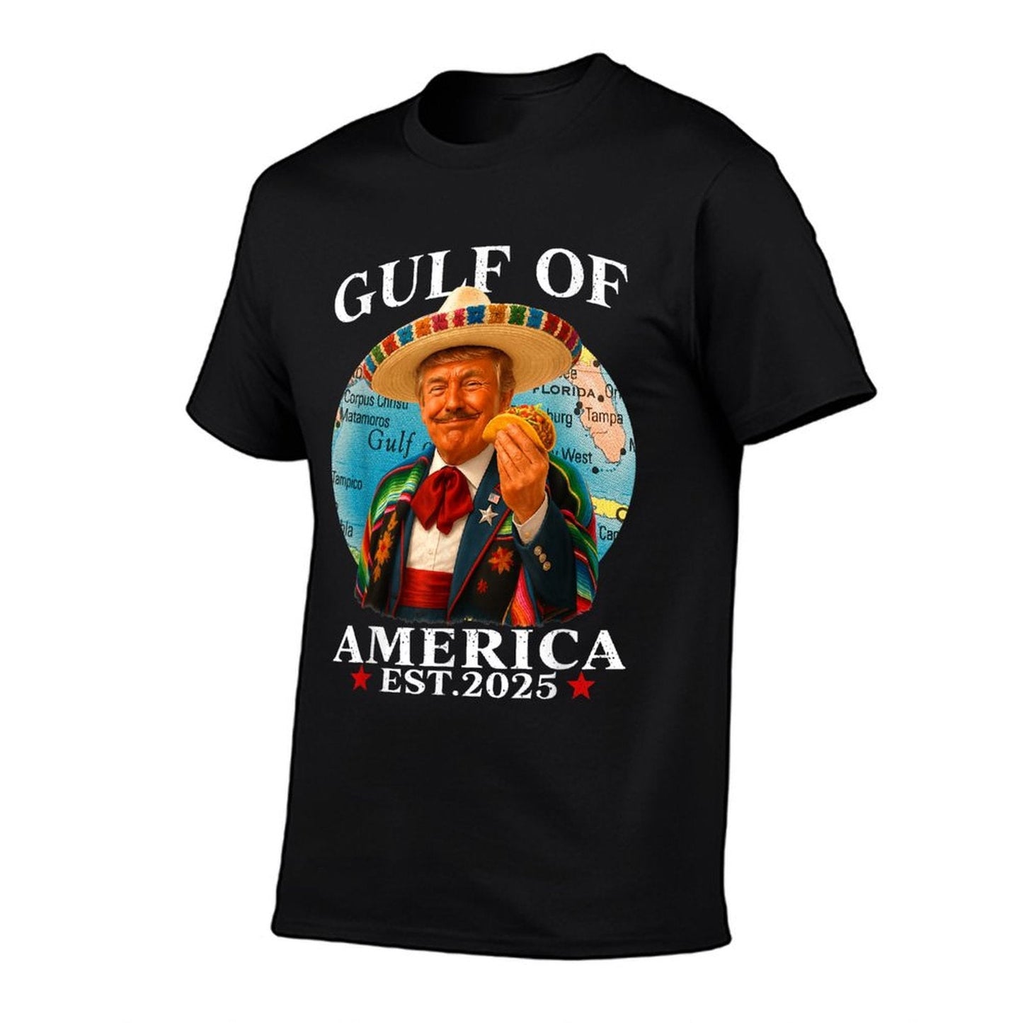 Trump Gulf Of USA America Since 2025 Mexico Trump USA Gulf Trendy Pattern T-Shirt