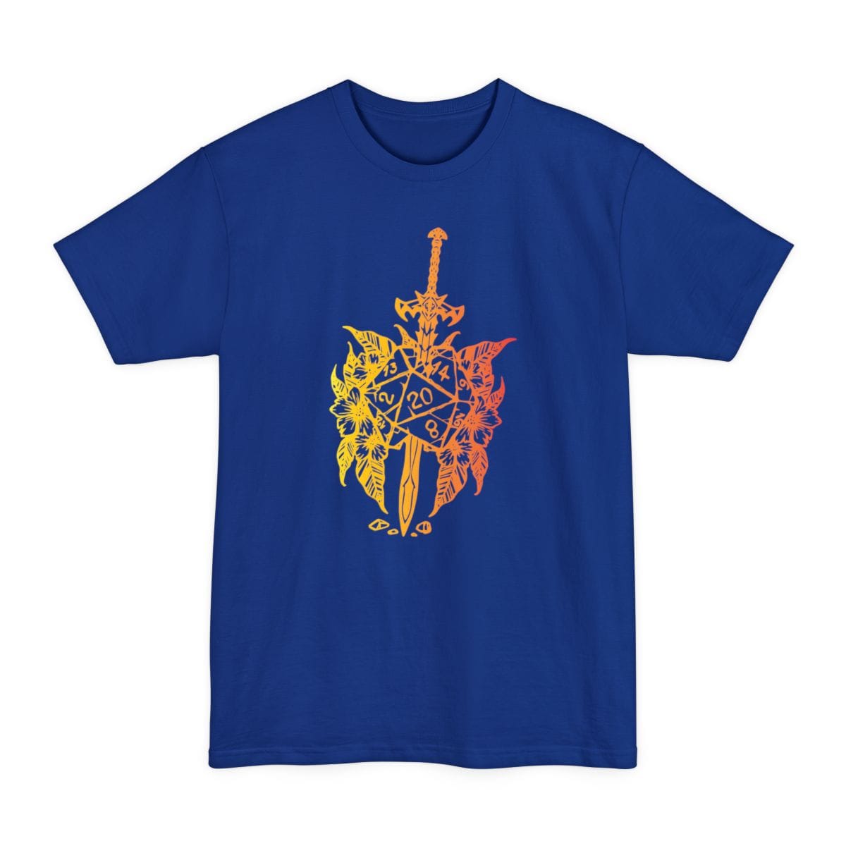 D&D Sword D20 Tall T-Shirt