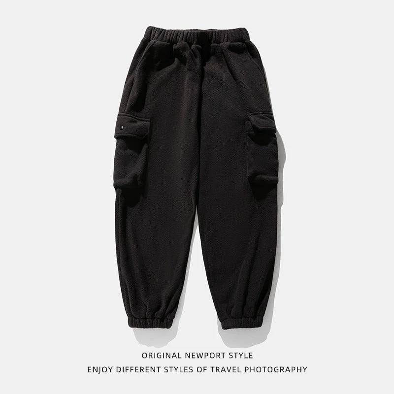 Men's Polar Fleece Loose Sports Workwear Sweatpants