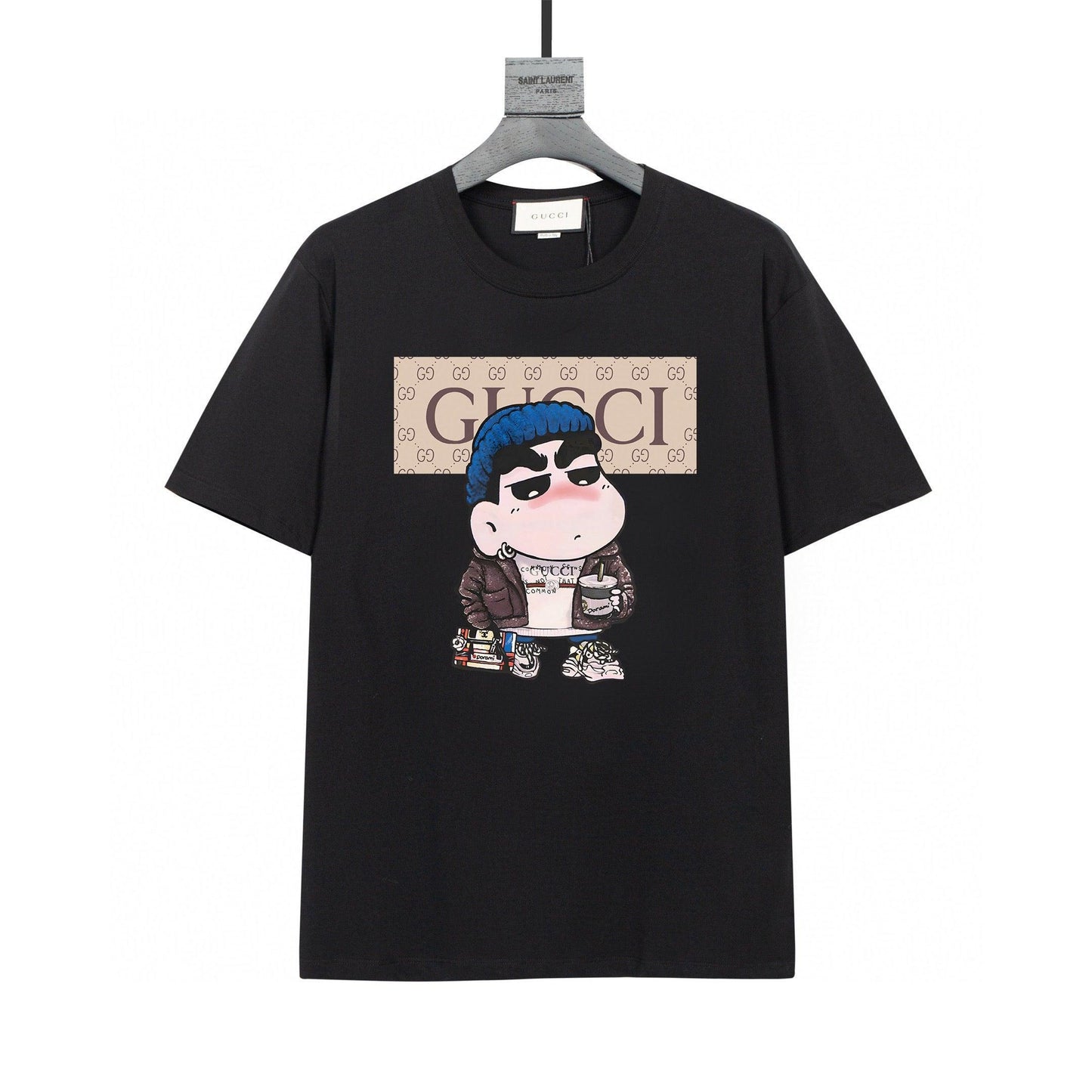 Gucci T-Shirt Without Collar 'Black'