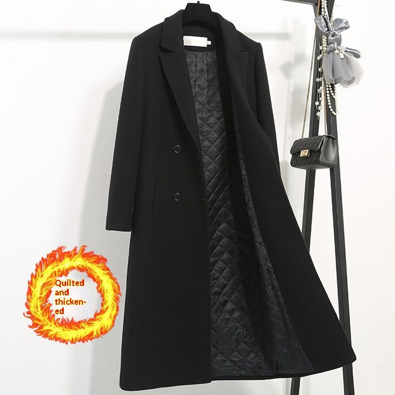Womens Slimming Figure-flattering Coat For Fall And Winter