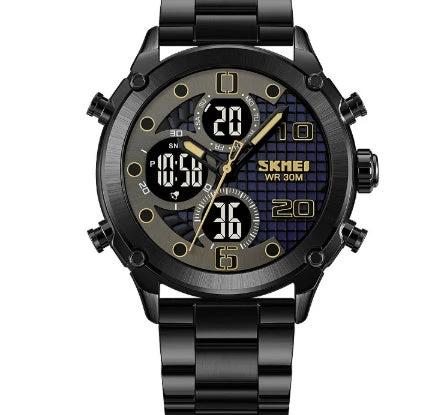Outdoor Sports Men's Electronic Watch Dual Movement Multifunctional