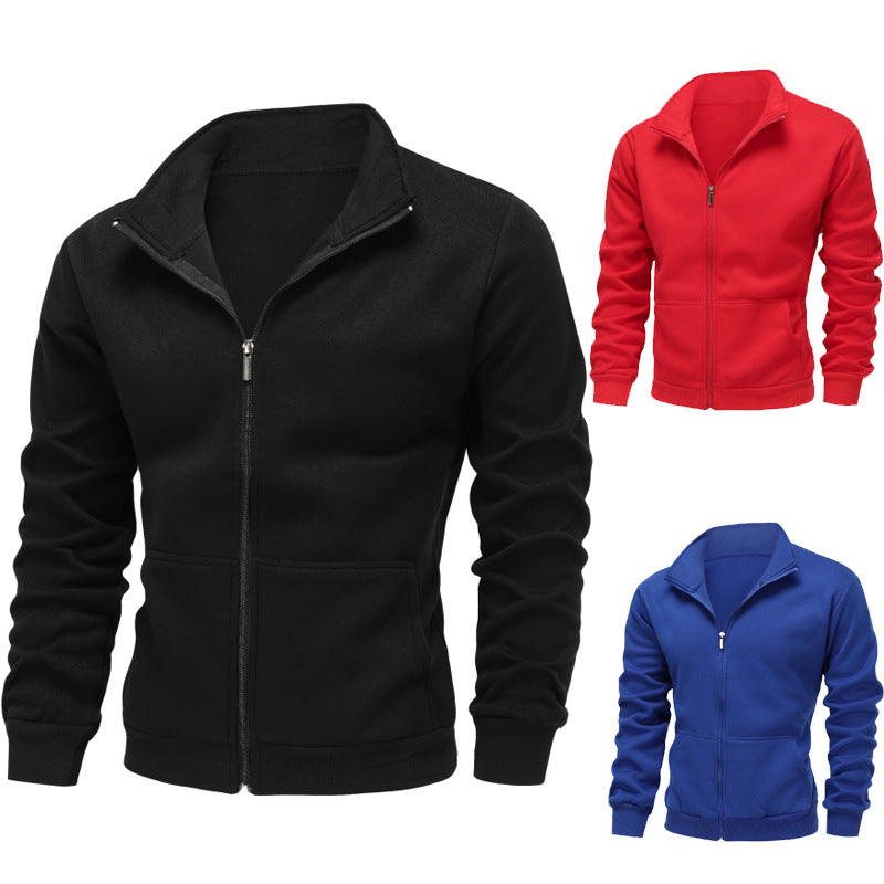 Spring And Autumn Cardigan Running Leisure Sportswear Men's Jacket