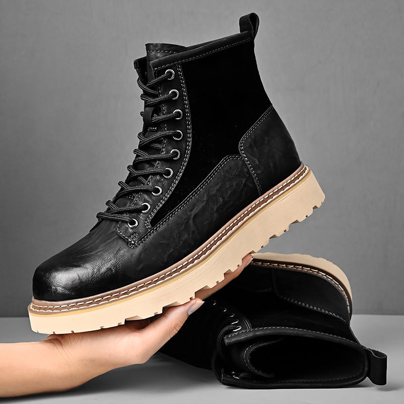 Men's Trend High-top British Style Working Boots