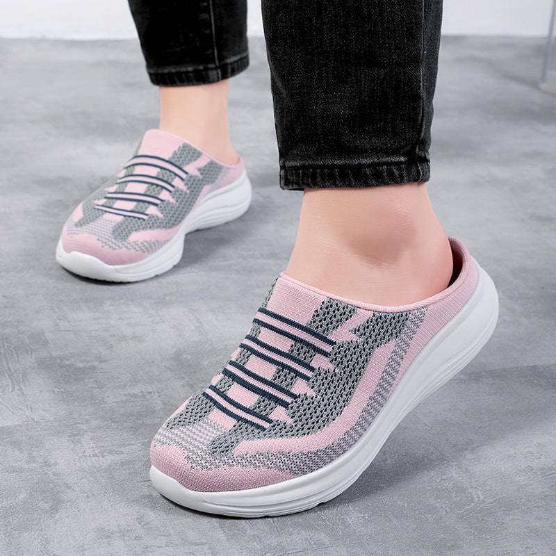 Women's Knit Slip-On Slippers
