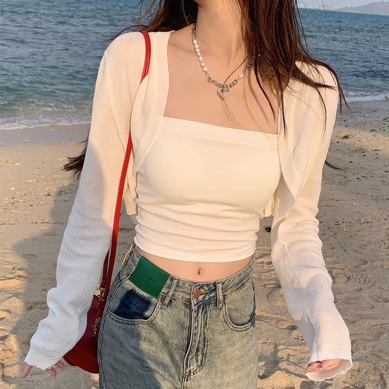 Outerwear Petite Short Coat Blouse