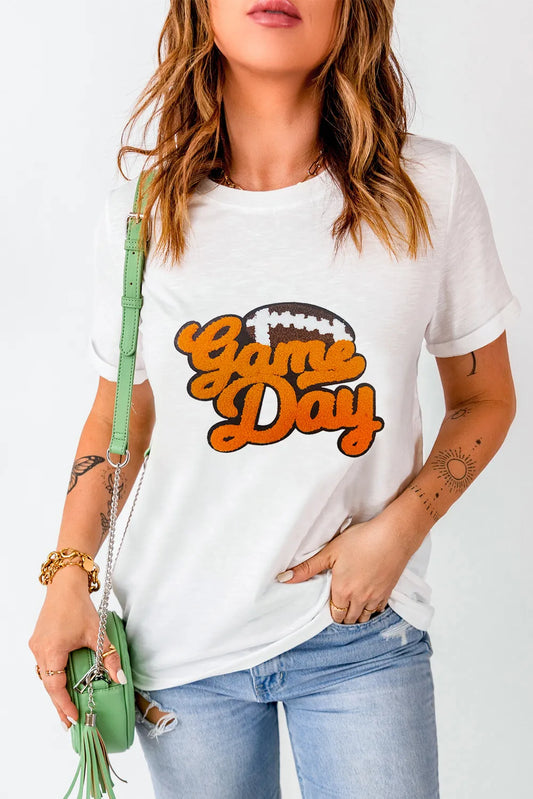 Camiseta de manga corta y cuello redondo GAME DAY