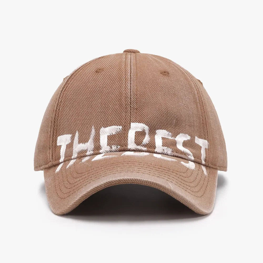Letter Adjustable Baseball Cap