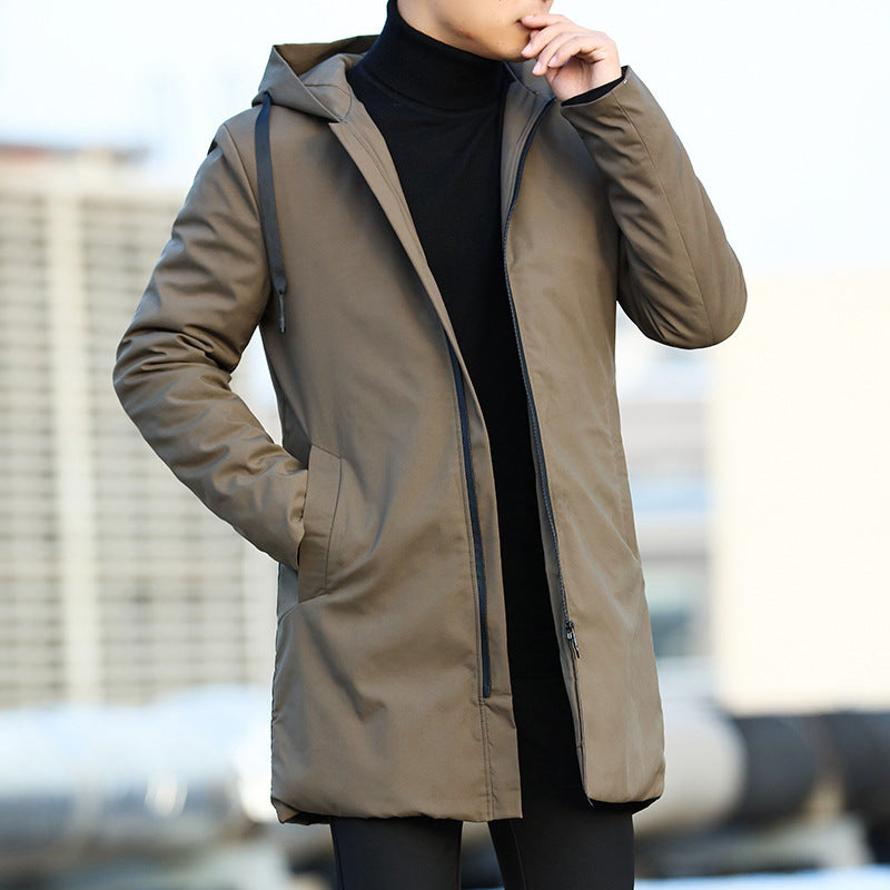 Men's Casual Thick Hooded Jacket