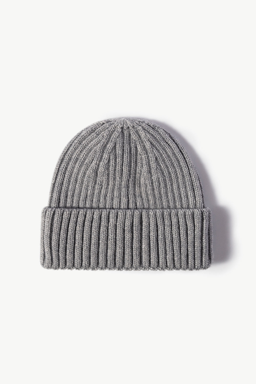 Gorro de punto de canalé