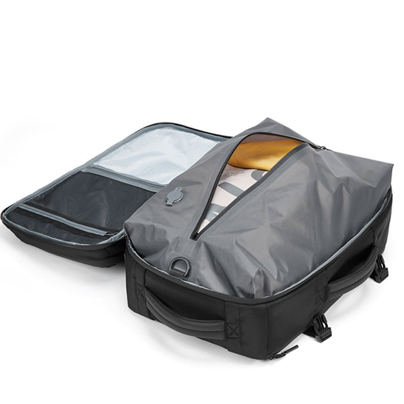 Unisex Large Capacity Business Oxford Cloth Vacuum Storage Backpack