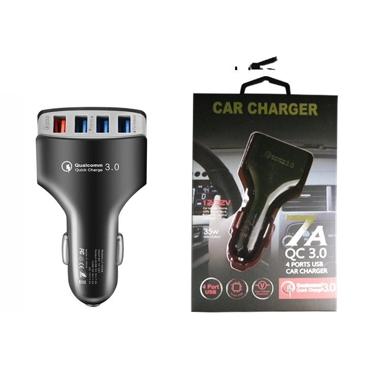 Car Car Mobile Phone Charger Car Charger Cigarette Lighter One For Four
