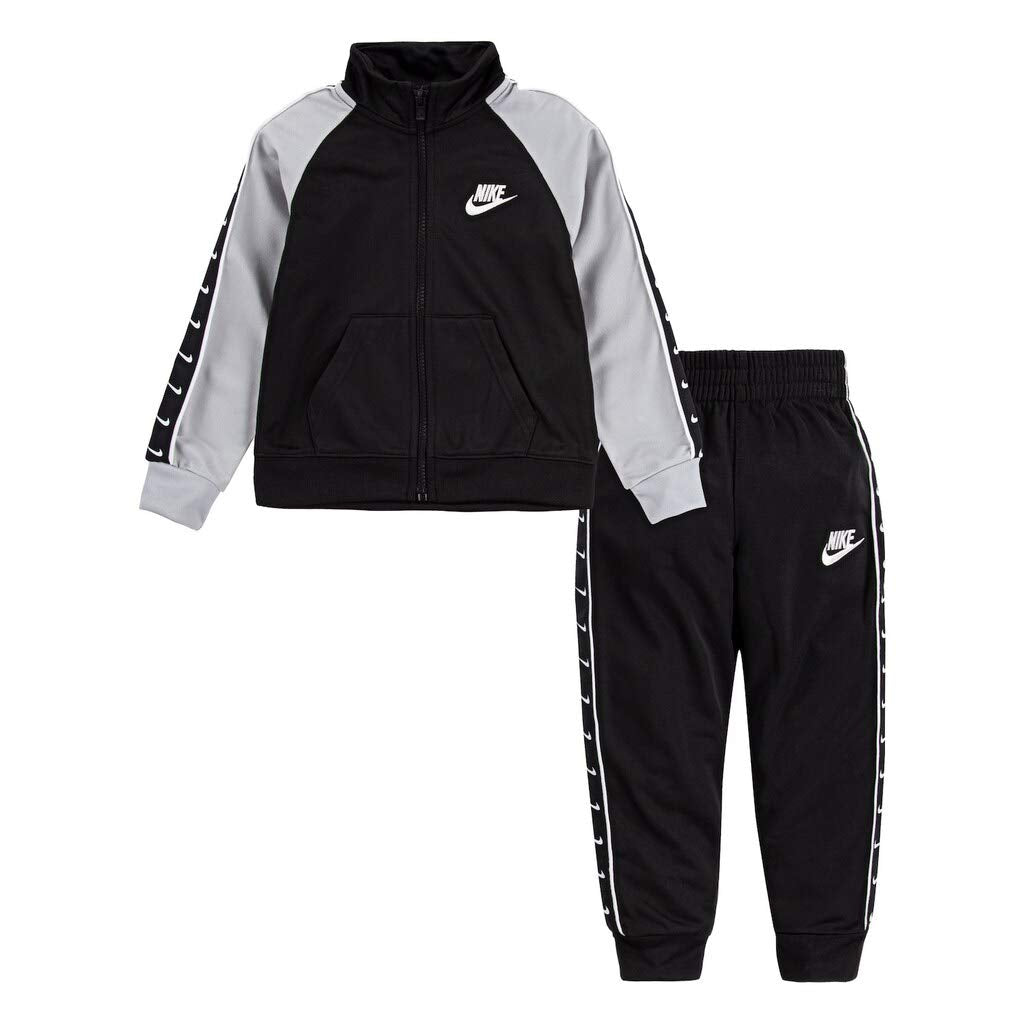 Nike Boys 2-Piece Tricot Tracksuit Pants Set Outfit (Midnight Navy(76g343-u90)/White 3T)