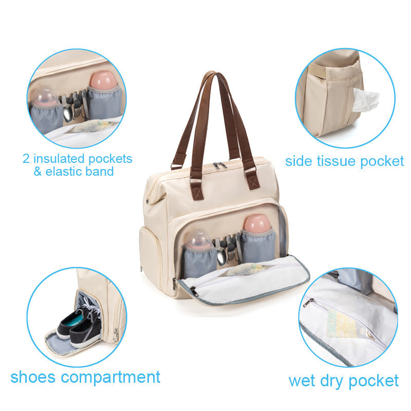 Multifunctional Large Capacity Mummy Bag Crossbody Bag