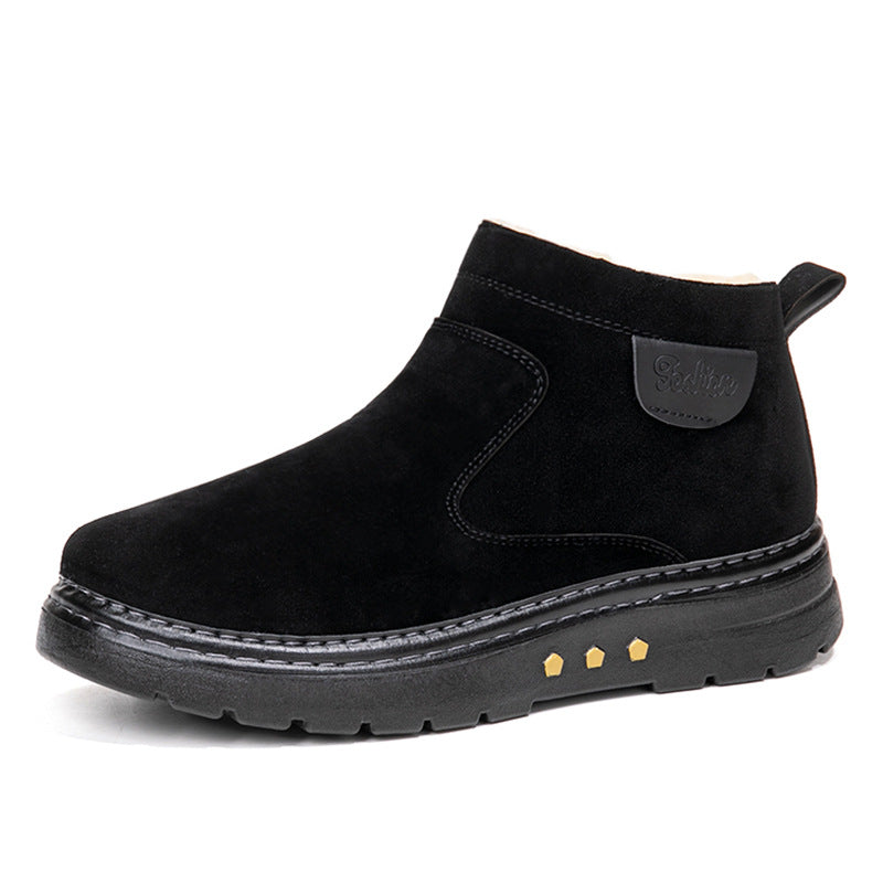 Warm Sheep Wool Lined Boots