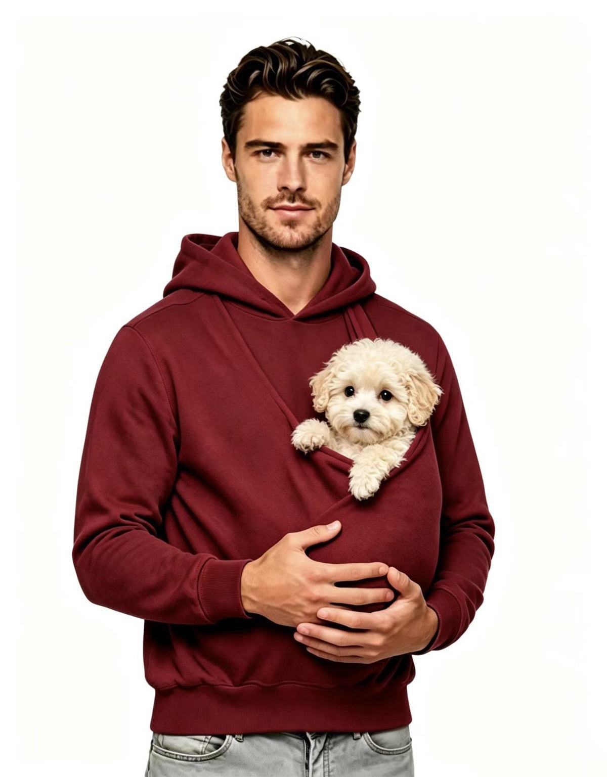 Unisex Hoodie Pet-friendly One-piece Hooded Sweatshirt