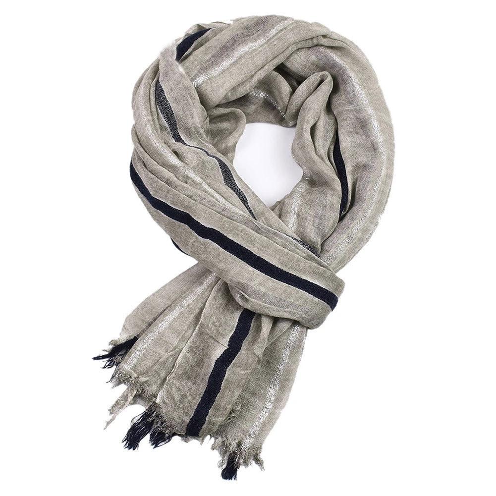 Men's Retro Striped Scarf