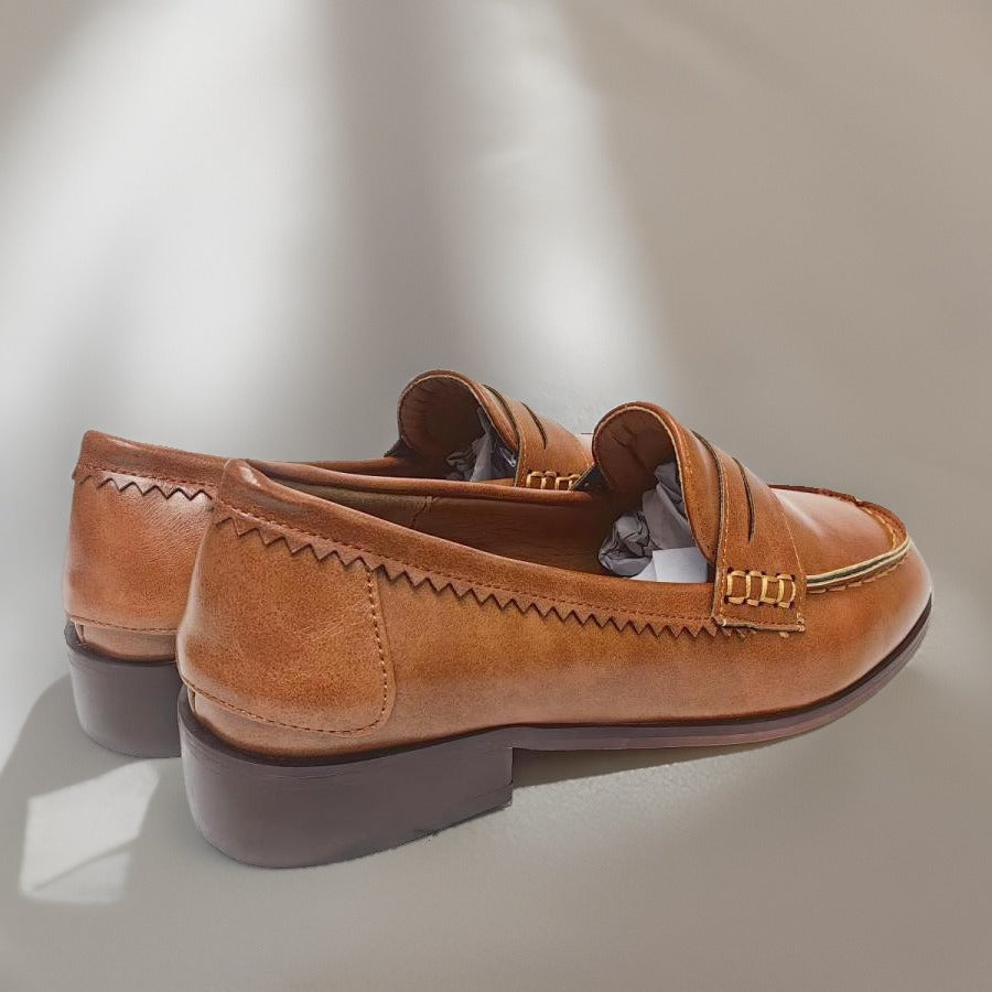 Women's Casual Versatile Low-heeled PU Dress Shoes