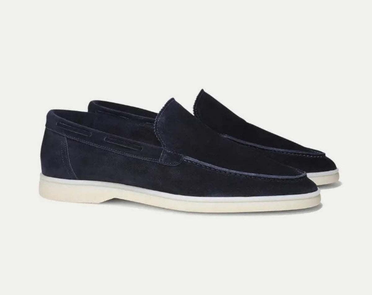 Men's Matte Suede Slip-On Loafers