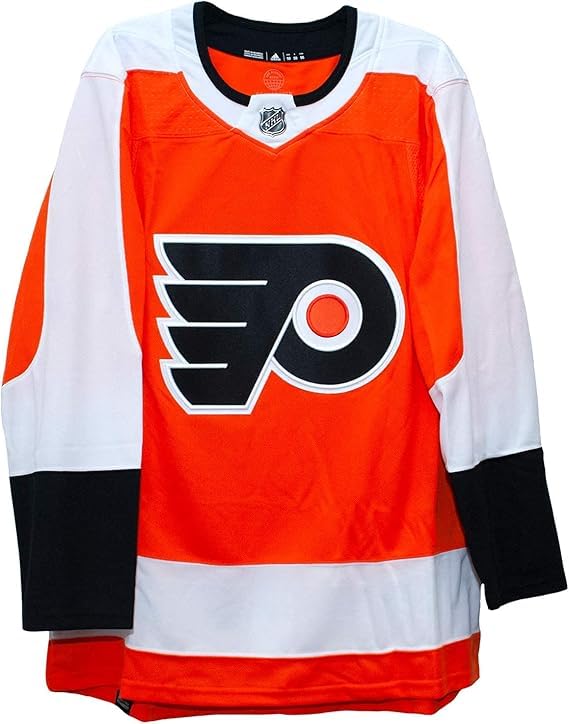 adidas Philadelphia Flyers Primegreen Authentic Home Mens Jersey (US Alpha Small Regular Regular Orange)