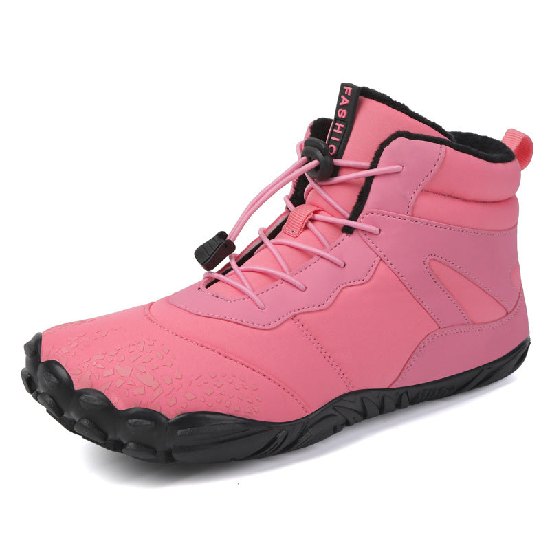 Unisex Fleece-Lined Waterproof High-Top Snow Boots