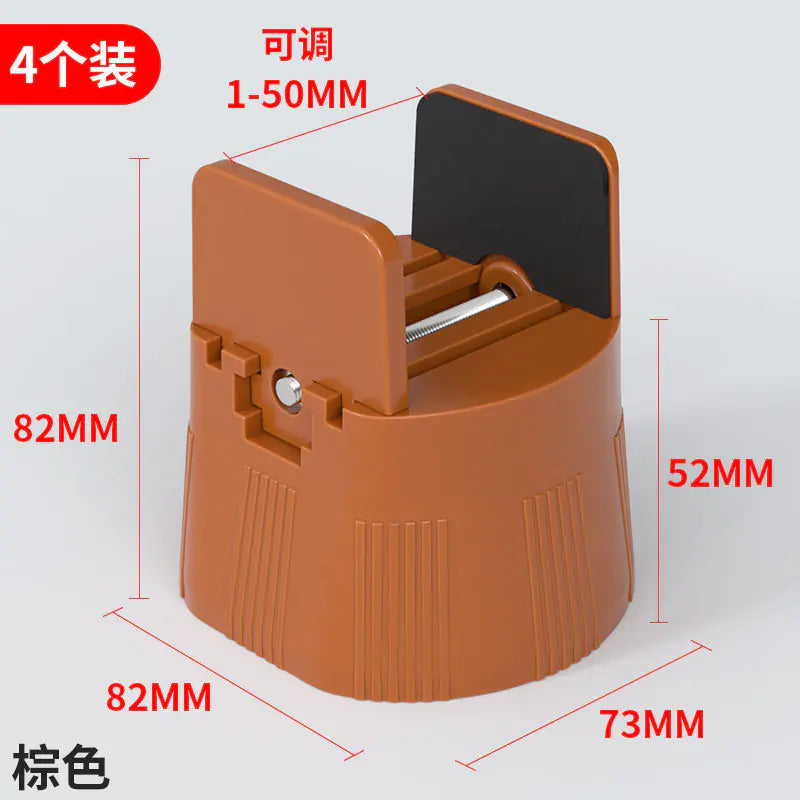 Adjustable Furniture Leg Risers for Tables and Desks