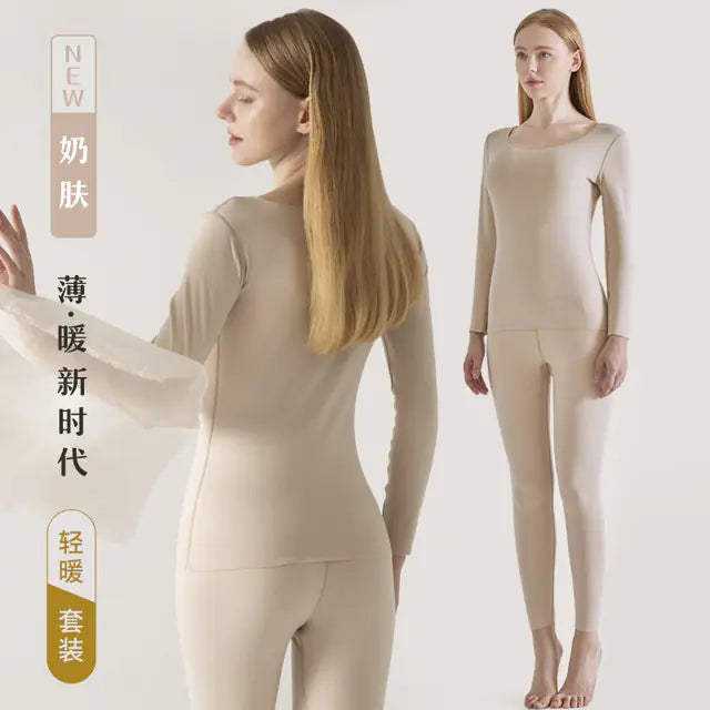 Women’s Thermal Long Johns Seamless Winter Underwear Set
