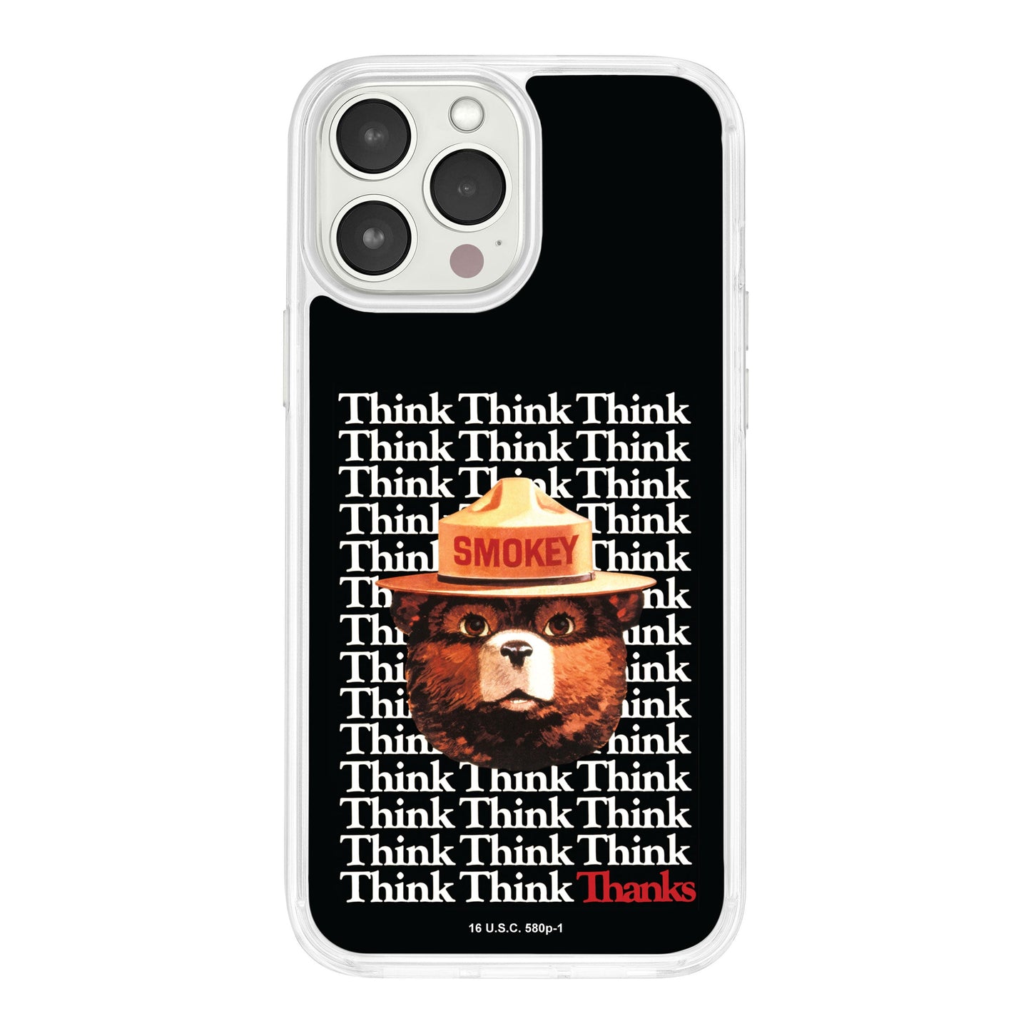 Smokey Bear Classic HD Apple iPhone 15 Series Mag-Safe Phone Case
