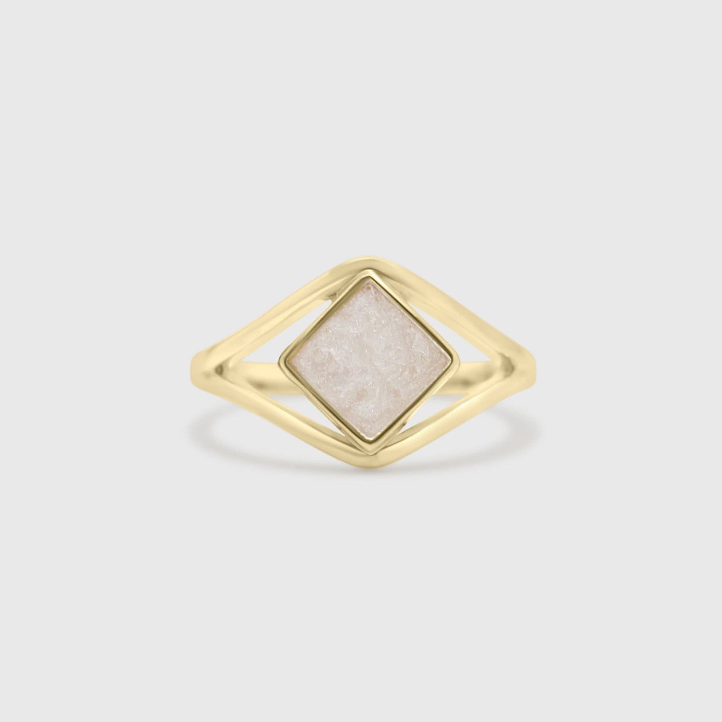 Double Band Square Ring