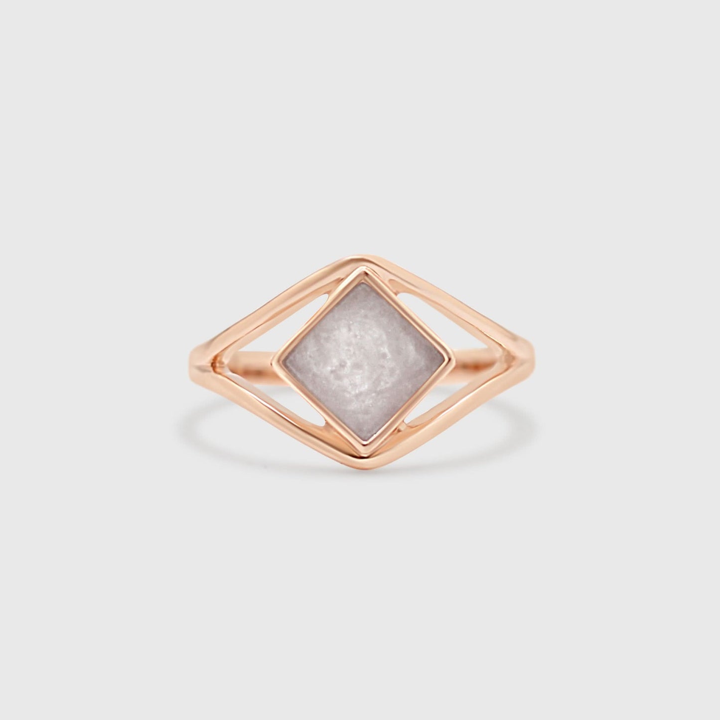 Double Band Square Ring