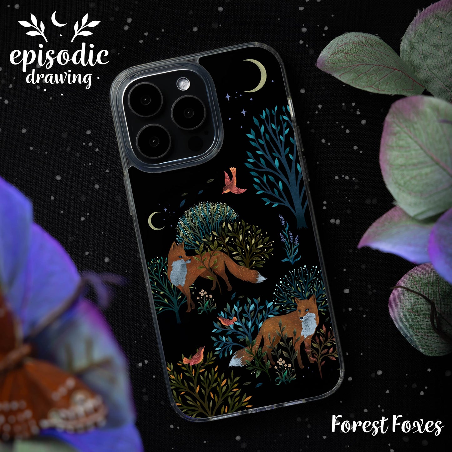 Episodic Drawing Enchanted Collection HD Apple iPhone 15 Series Mag-Safe Phone Case