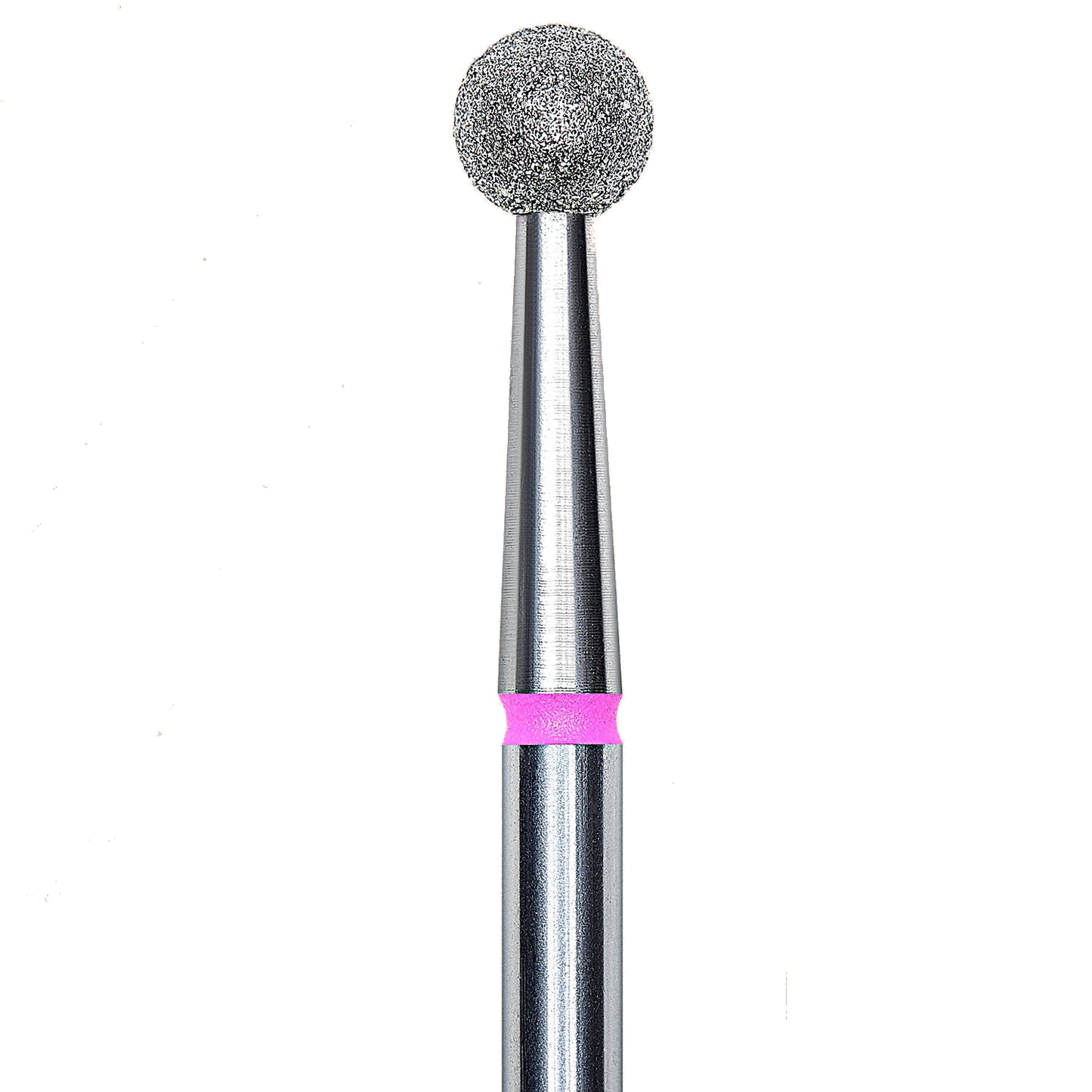 DIAMOND NAIL DRILL BIT, "BALL", RED, HEAD DIAMETER 4MM (FA01R040) - STALEKS™