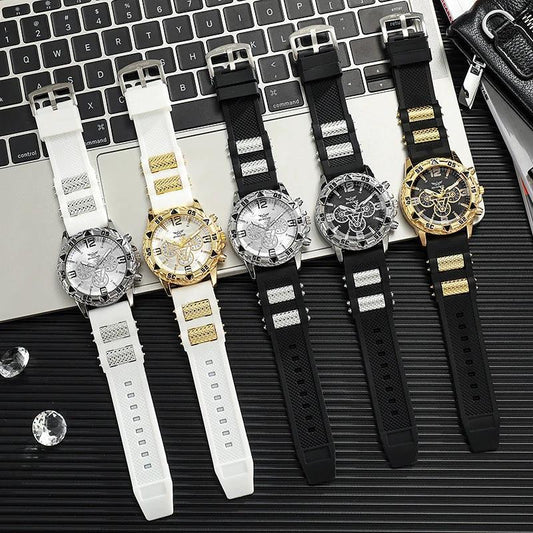 Reloj de Negocios Azul Claro para Hombre
