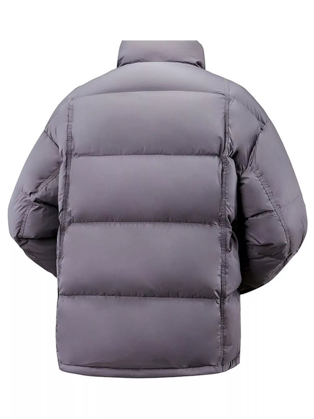 Men's Plus Size Snap Down Padded Puffer Jacket