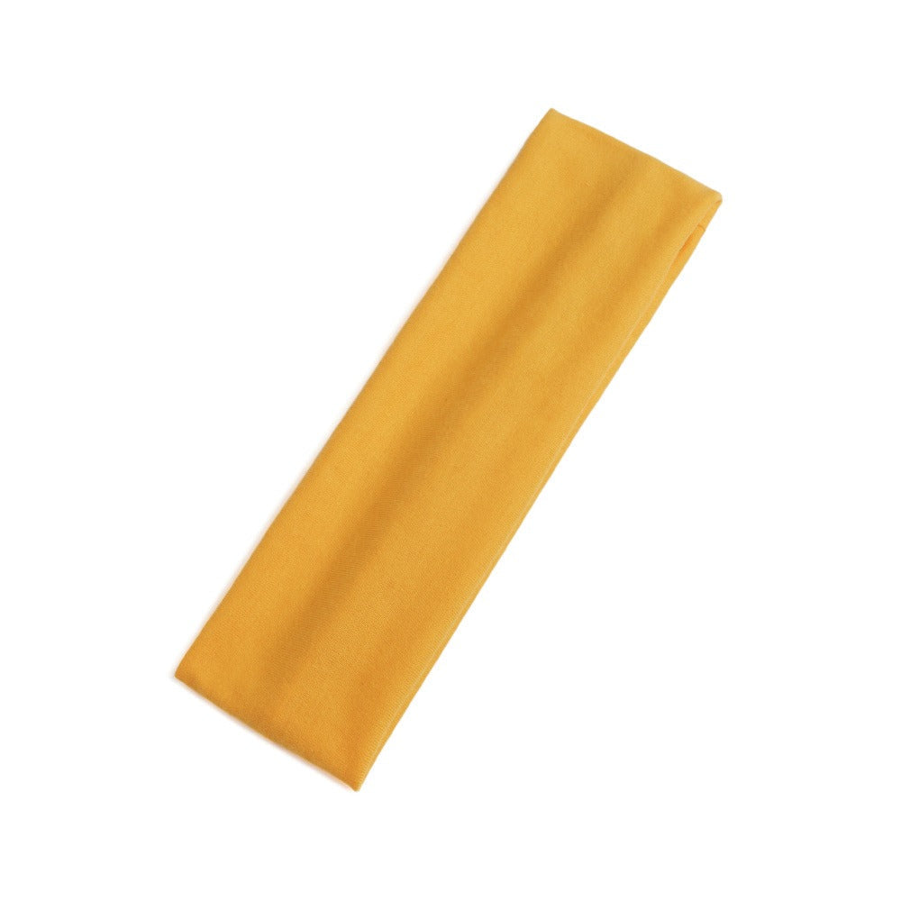 Simple Sports Headband Running Sports Anti Sweating Yoga Headband Unisex Solid Color Single Loop Headband