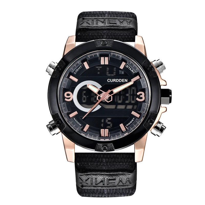 Men's Fashion Belt Multi-functional Watch