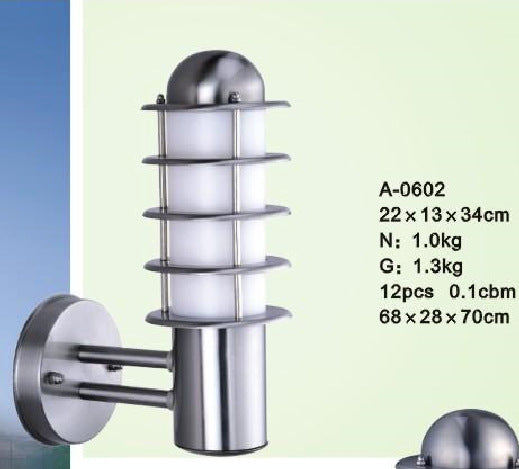 Outdoor Simplicity Stainless Steel Outdoor Wall Lamp