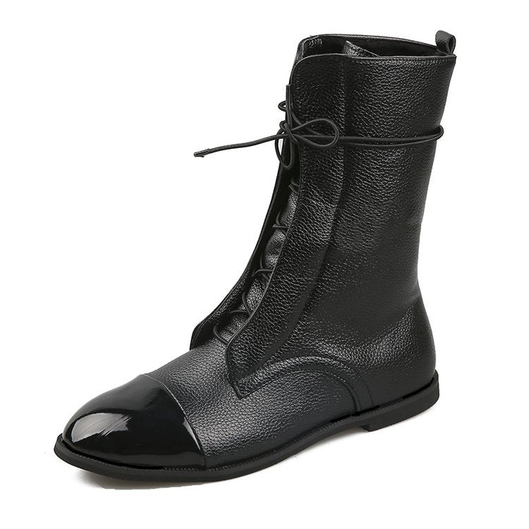 Martin Knee-High Lace-Up Boots