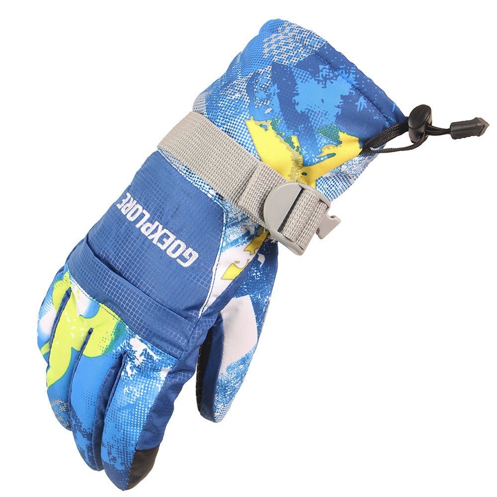 Spot Ski Gloves Touch Screen Waterproof Thickened Warm Men's And Women's Single And Double Board Cross Border Hot Sale Sports Gloves