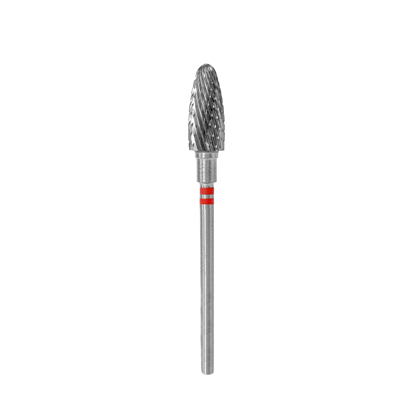 LEFT HANDED CARBIDE NAIL DRILL BIT, "CORN", RED, HEAD DIAMETER 6/14MM (FT91R060/14) #317  - STALEKS™