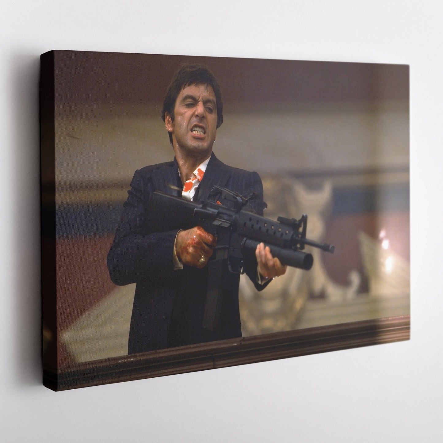 Scarface Canvas – Tony Montana Wall Art for Man Cave