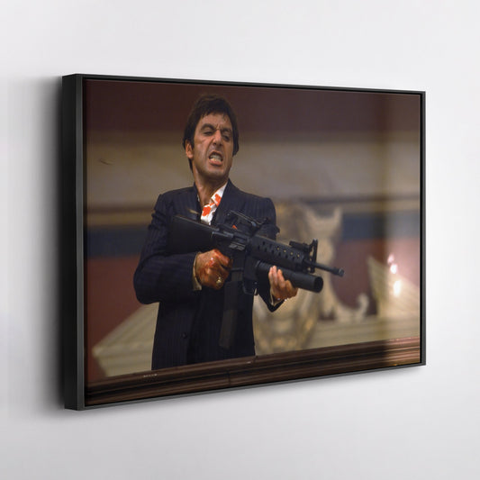 Scarface Canvas – Tony Montana Wall Art for Man Cave