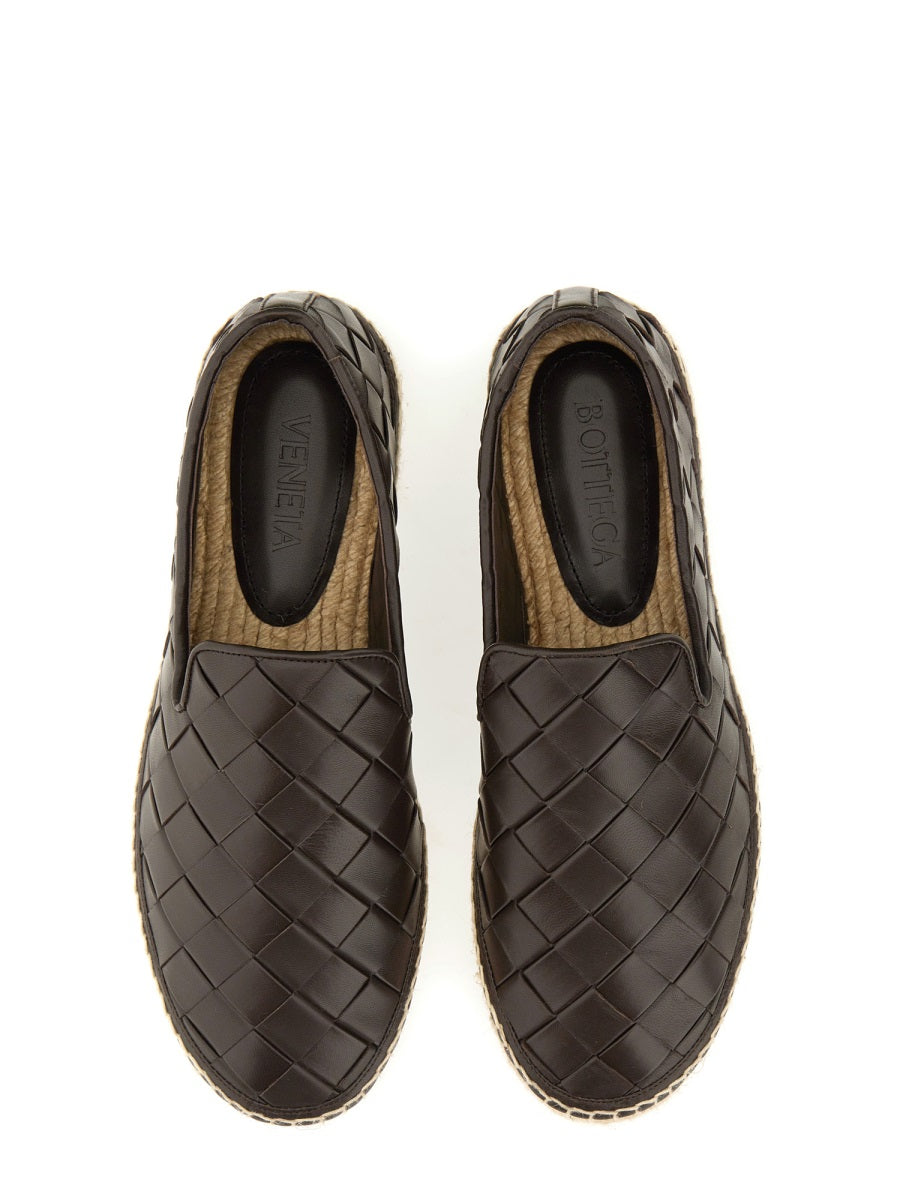 Bottega Veneta Men Leather Espadrille