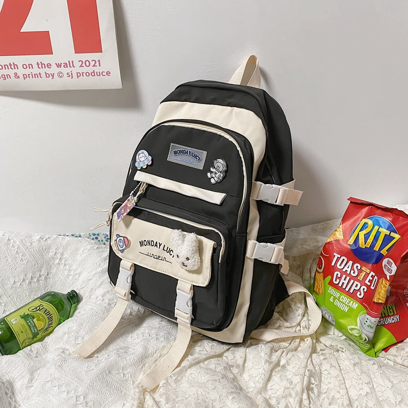 Elementary School Students' Mori All-match Backpack Travel Bag